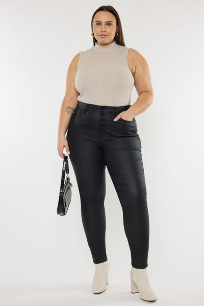 Jen7 Women's High Rise Skinny Ankle Jeans - Super Comfy & Slimming, Regular & Plus Sizes - View #2