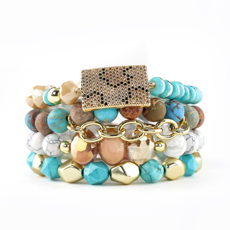 SPRINKLES CARD STACK TURQUOISE