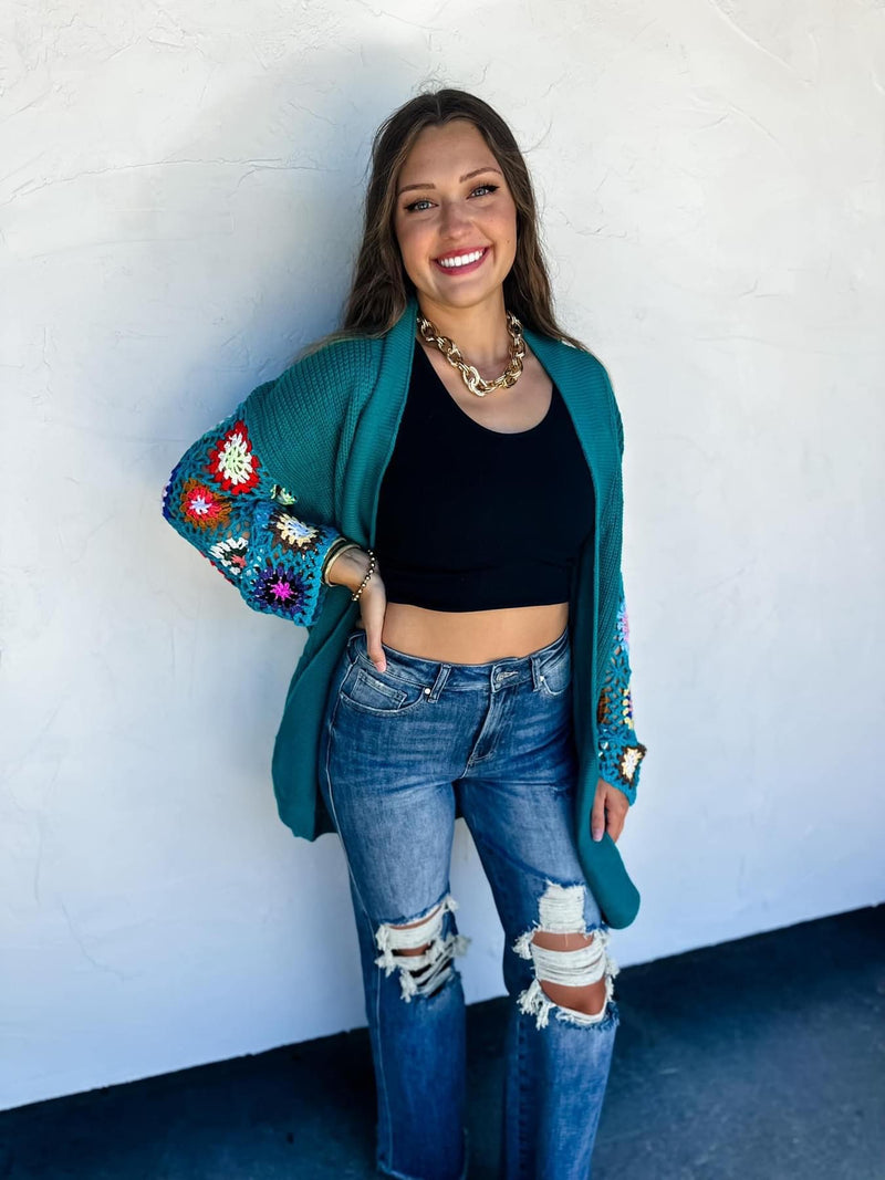 Blakeley Gyspy Cardigan Hand Made Sleeves
