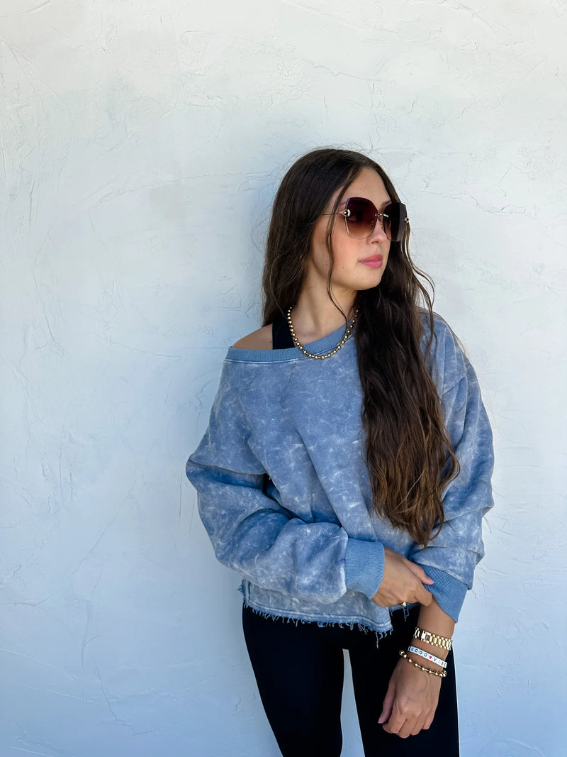 Blakeley Mineral Wash Crew neck Sweater