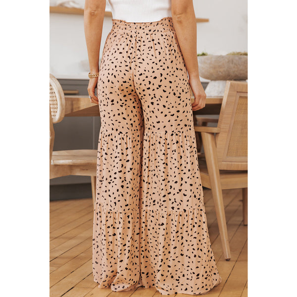 Printed Wide Tiered Pants