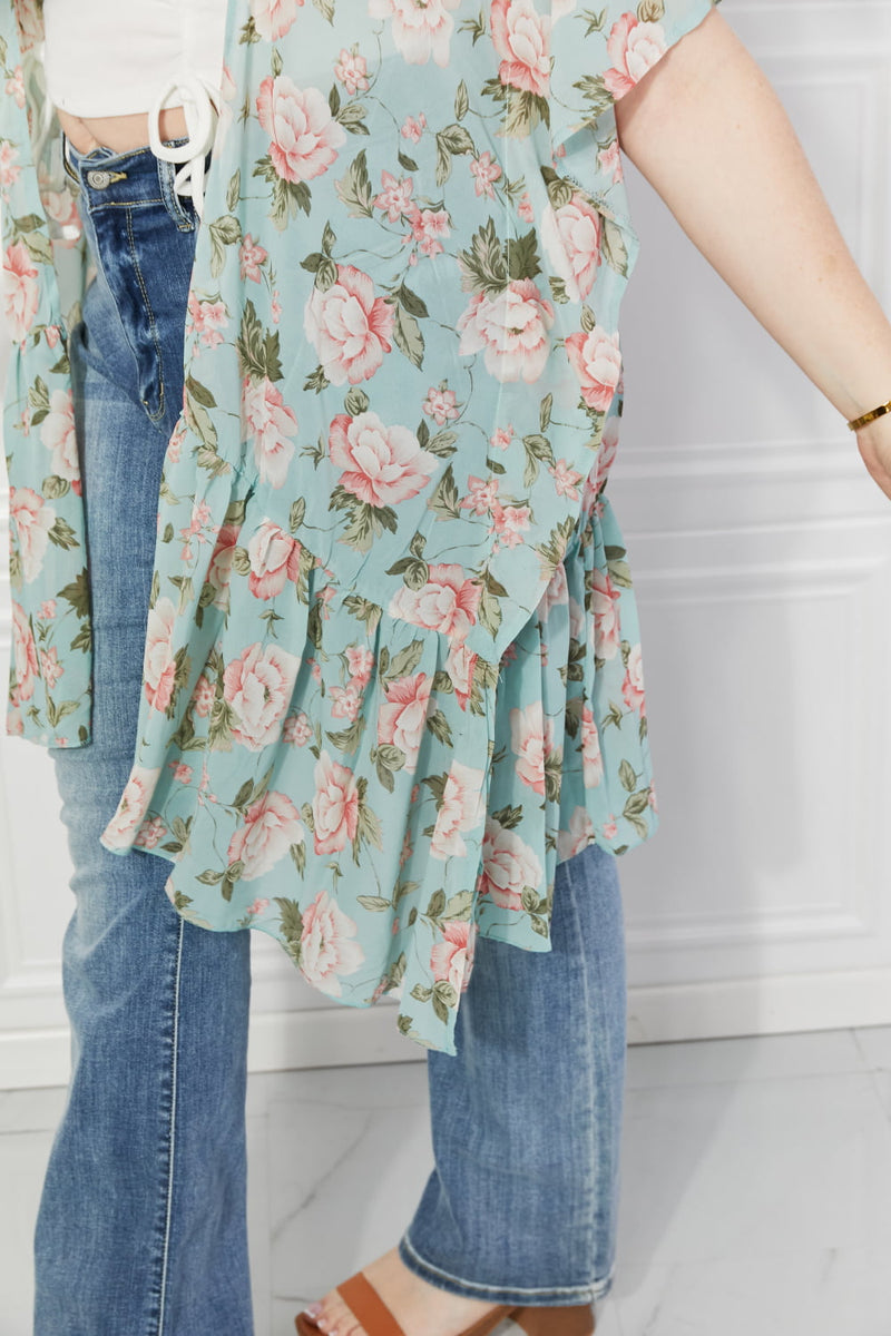 Justin Taylor Floral Vintage Kimono