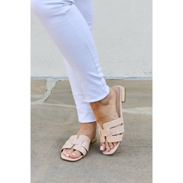 Weeboo Walk It Out Slide Sandals in Nude