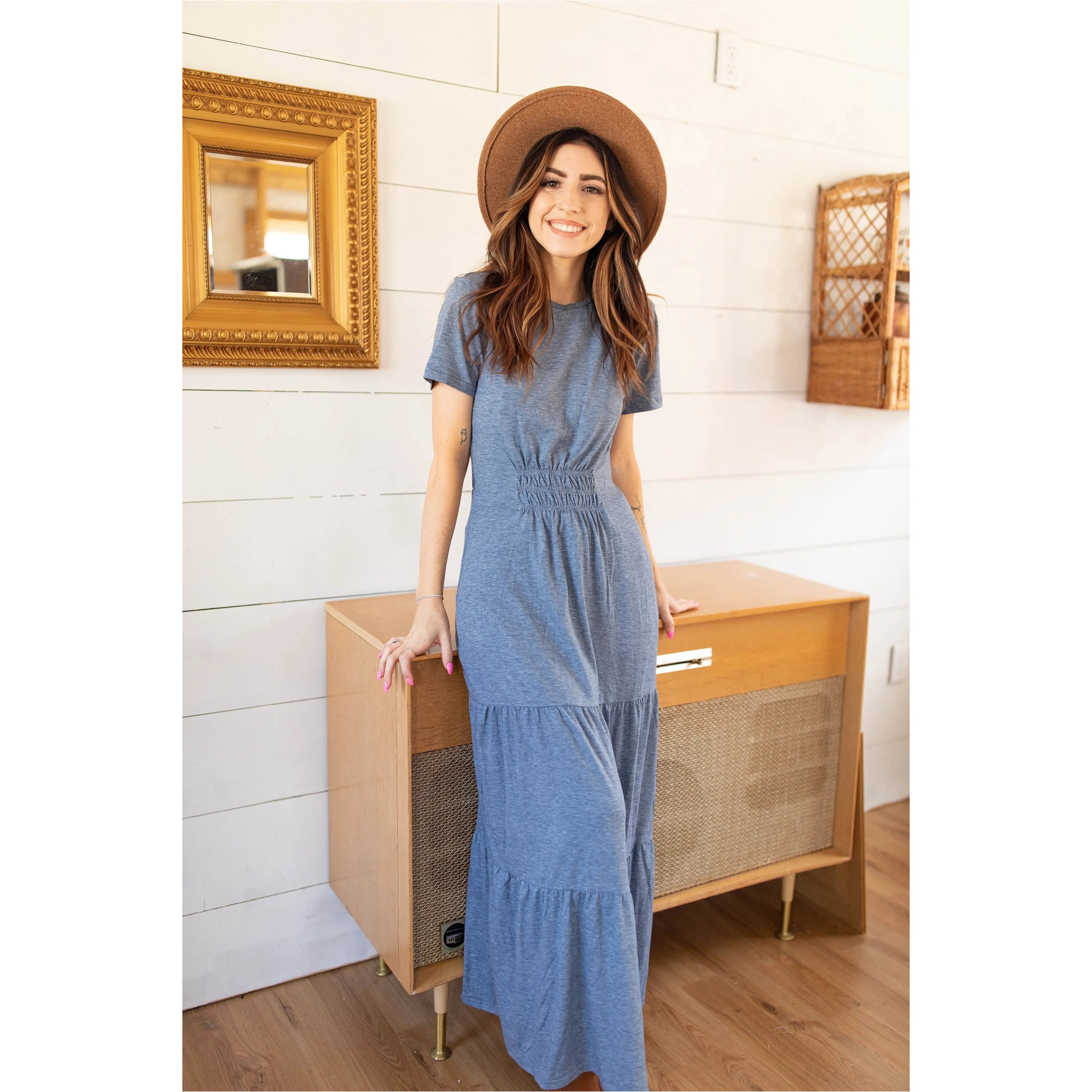 Drrtrer Edee Edee Knit Tiered Maxi Dress – The Other Side Tribe Boutique