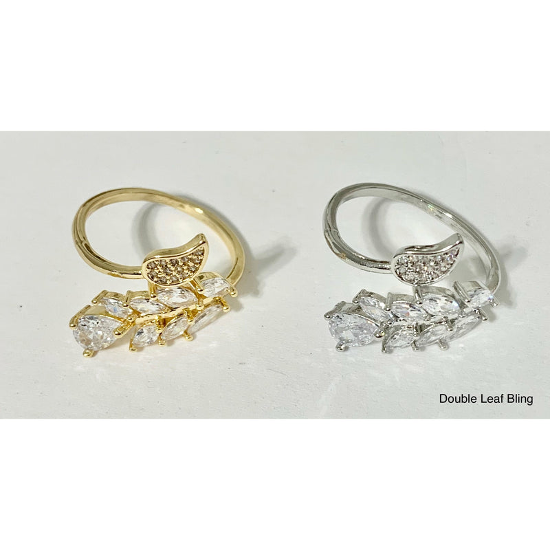 Double Leaf Ring