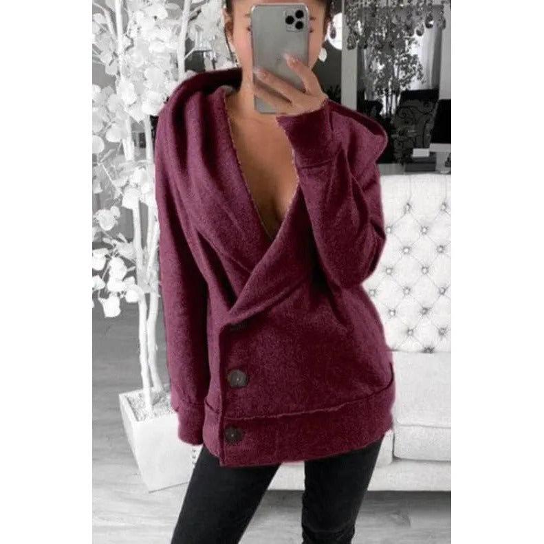 Lauren Sweatshirt Cardigan Coat She & Sho