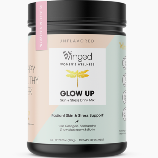 Winged Glow Up Skin + Stress Drink Mix