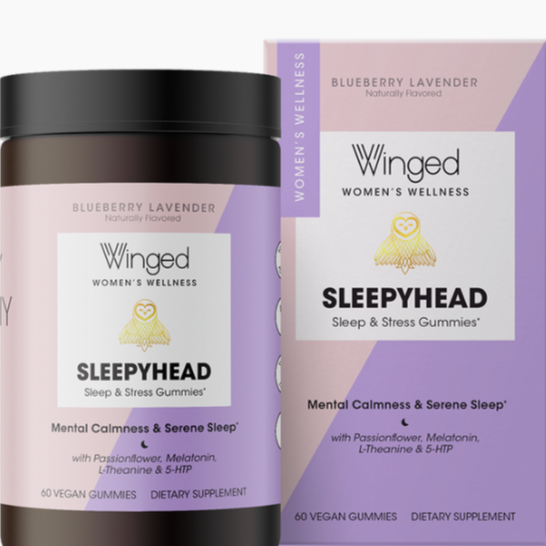 Winged Sleepy Head Sleep + Stress Gummies