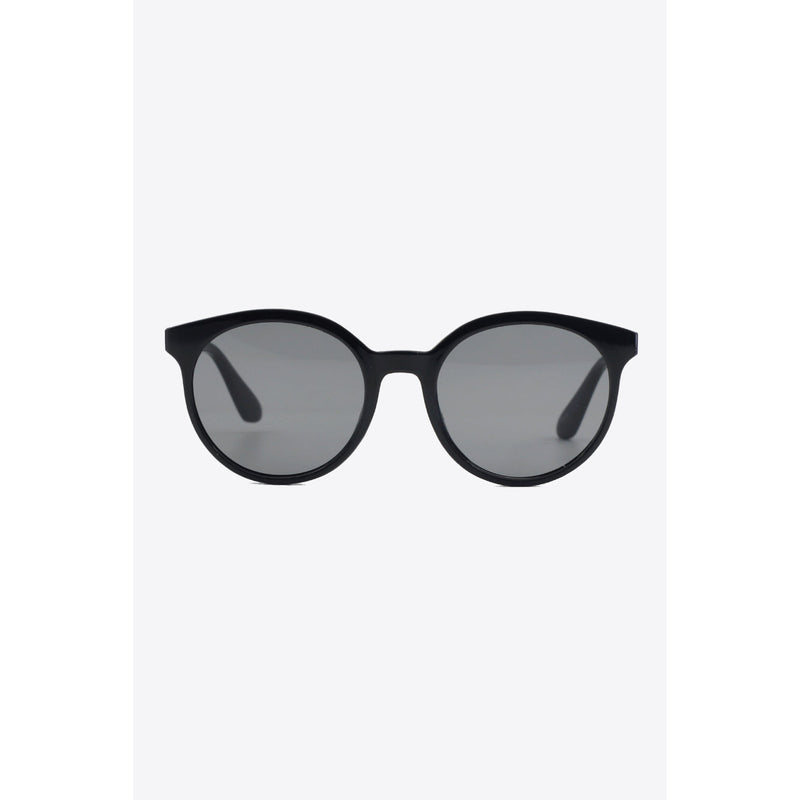 Round Full Rim Polycarbonate Frame Sunglasses