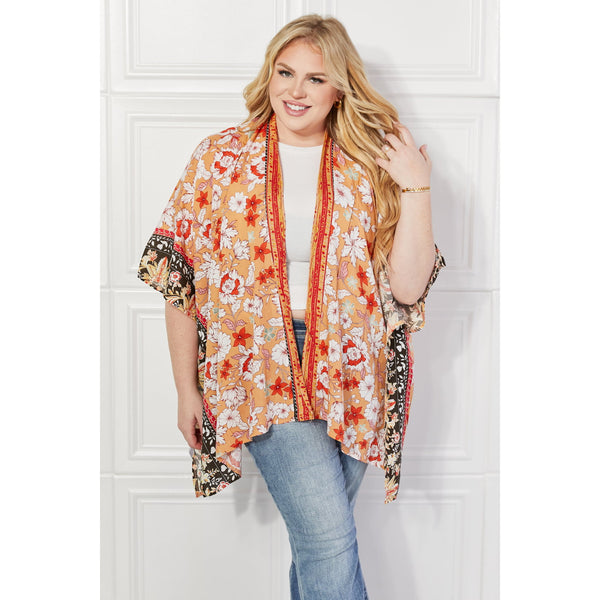 Justin Taylor Peachy Keen Cover-Up  Kimono